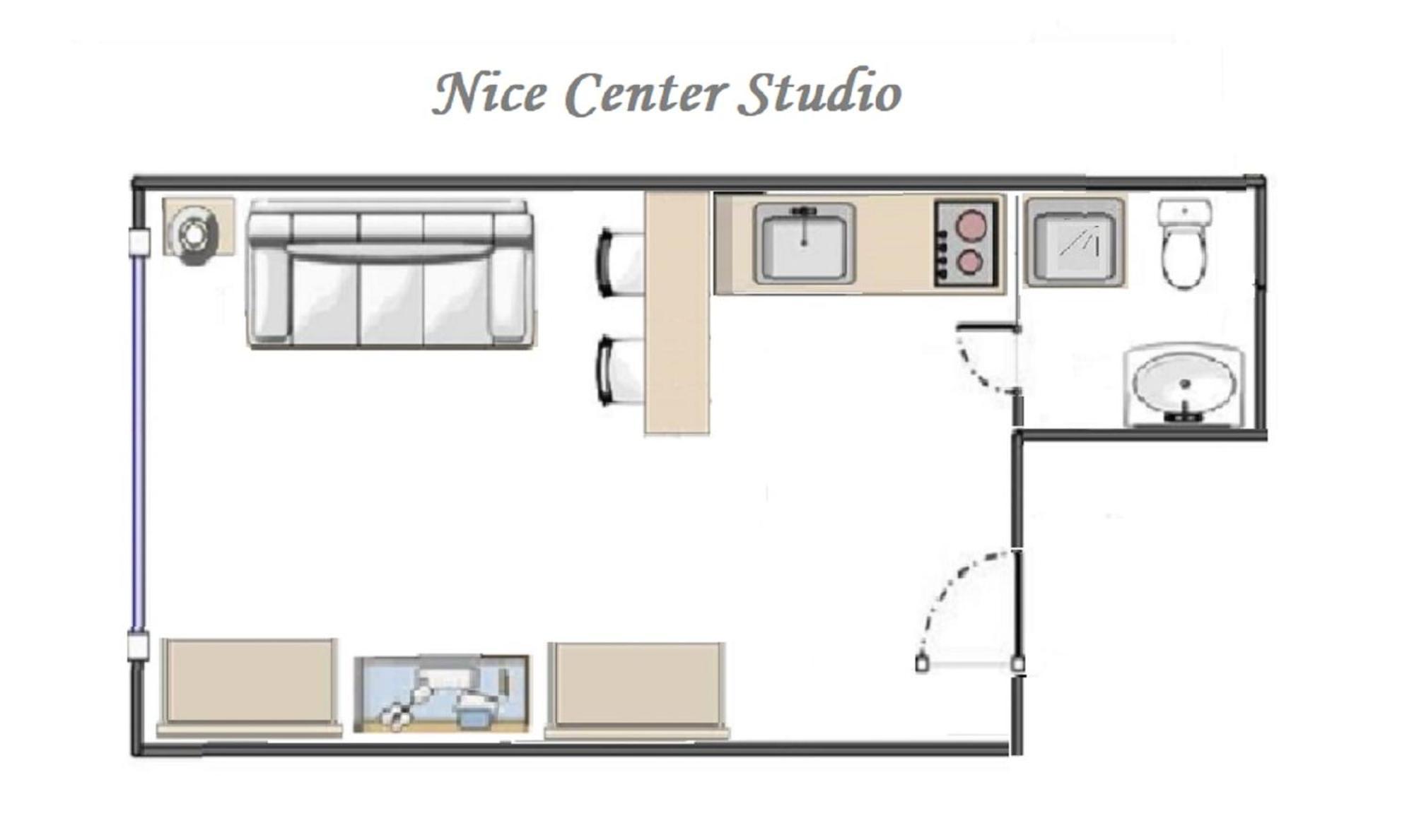 Nice Centre Flat - Modern, Quiet And Brand New Δωμάτιο φωτογραφία