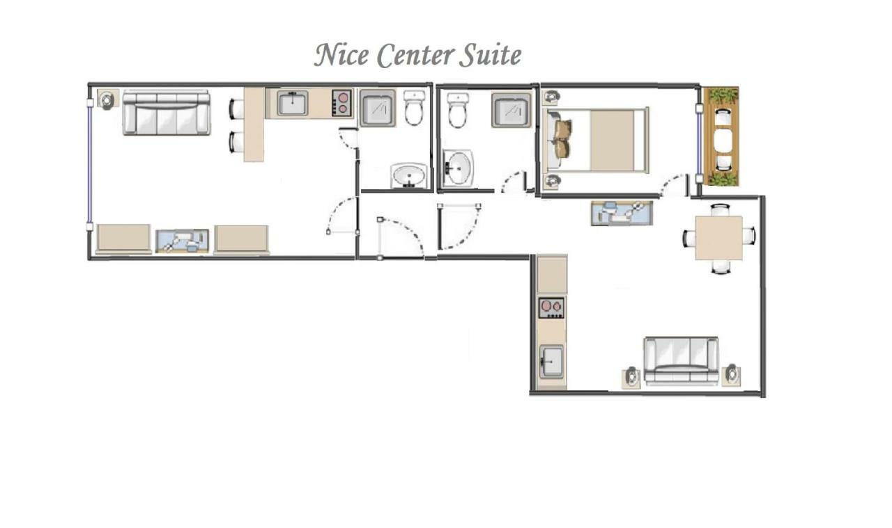 Nice Centre Flat - Modern, Quiet And Brand New Εξωτερικό φωτογραφία